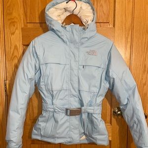 North Face Down Jacket Pale Blue